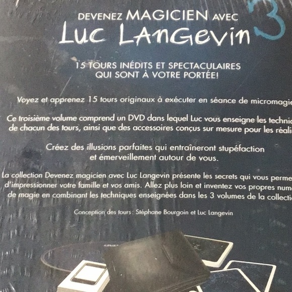 Nwt Devenez Magicien avec Luc Langevin 3 DVD *** French *** - Picture 8 of 8